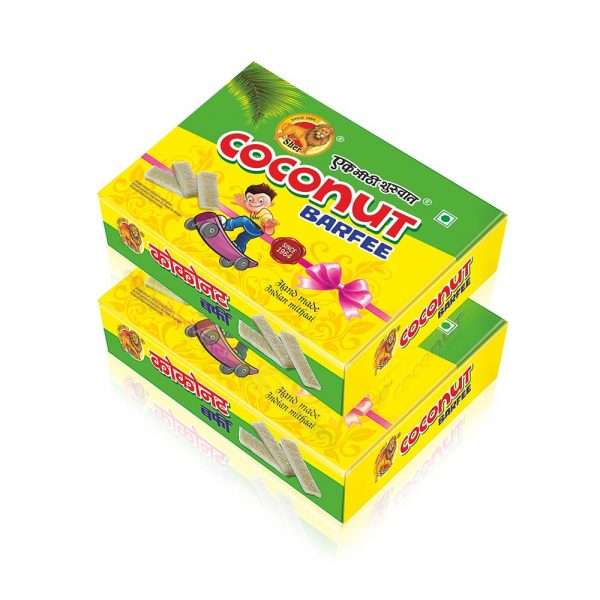 Sher Coconut Barfee box (1 Rs./unit)