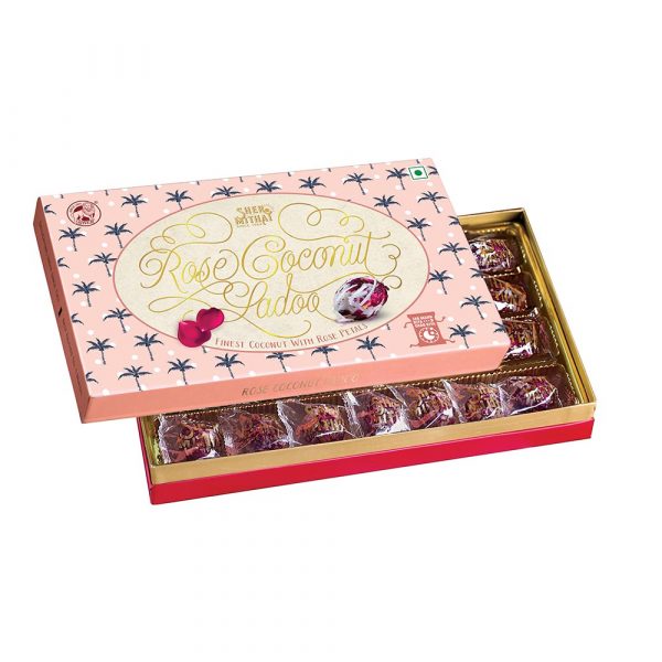 Sher Mithai Rose Coconut Ladoo