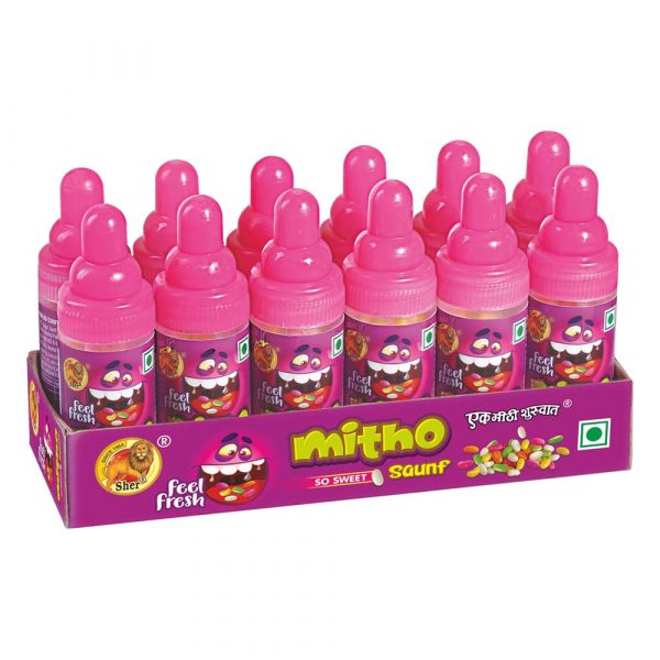 Sugar Coated Saunf Bottle (Individual Bottle Packing) (Attractive Corrugated Tray)